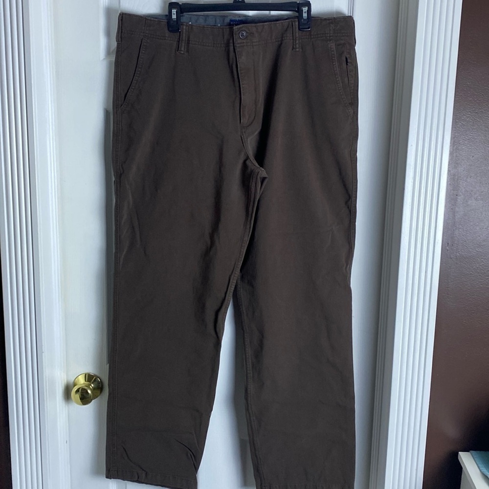 Levi Dockers Classic Fit Mens Brown Pants Sz 40/32